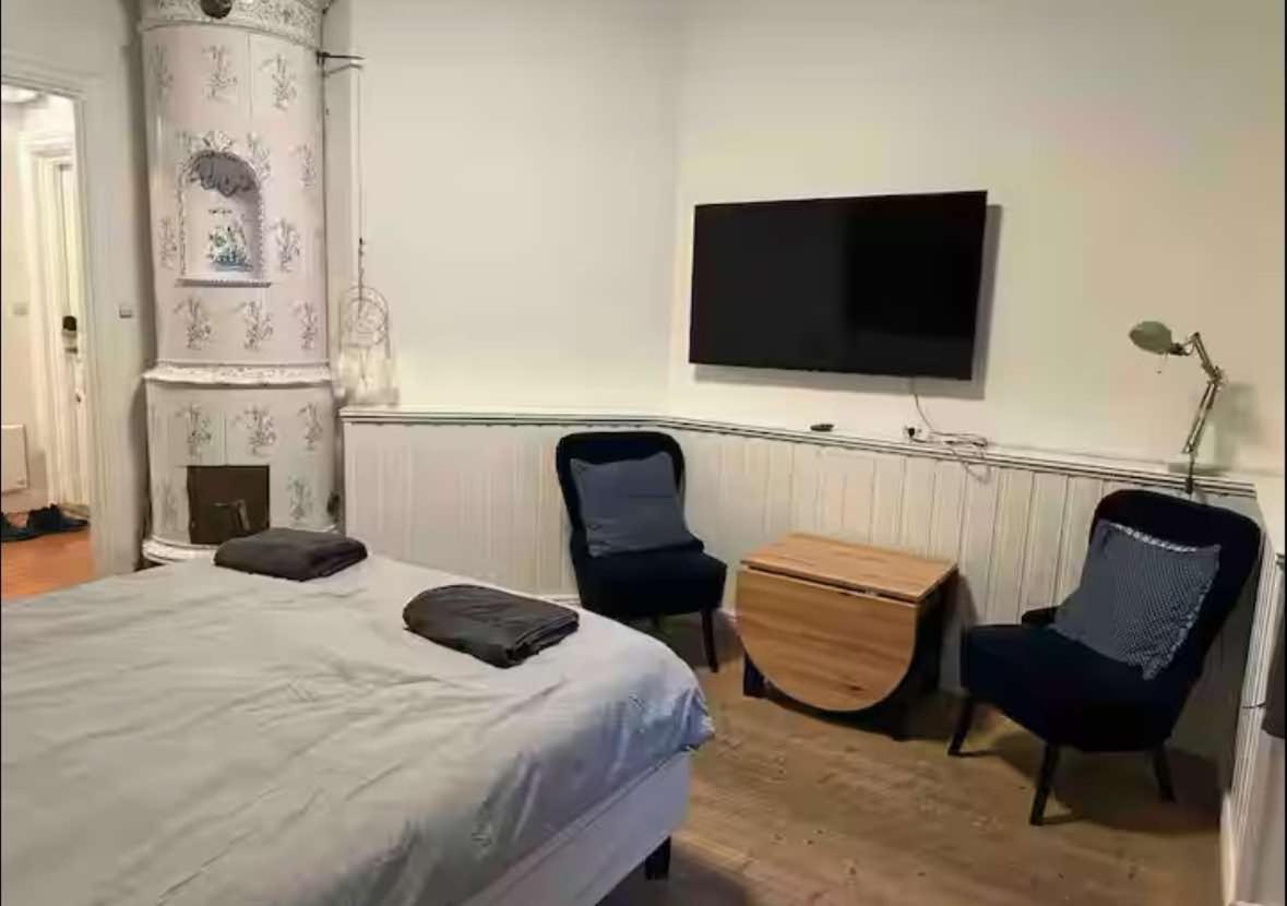 Old Apartment In Old Town Stockholm Bagian luar foto